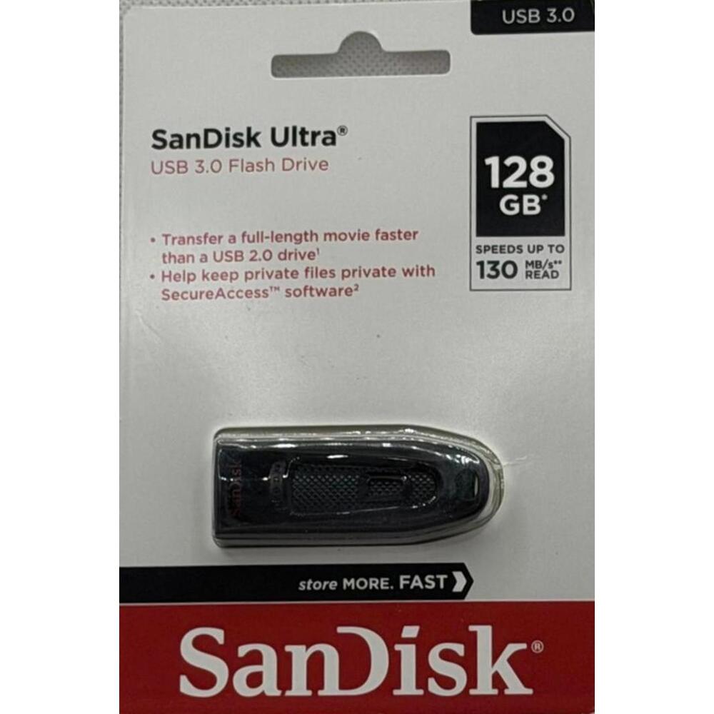 SanDisk Ultra 128GB USB 3.0 Flash Drive